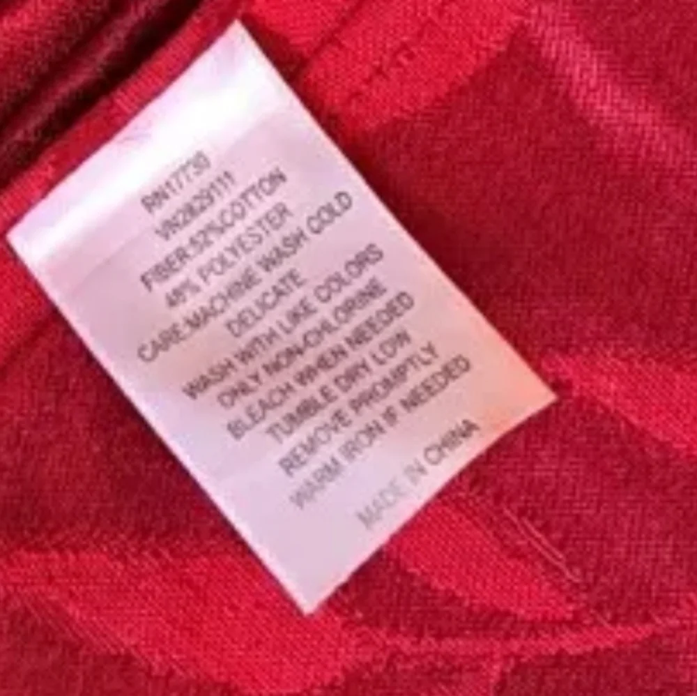 Red Christmas Tablecloth 82